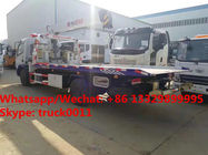 NEW DONGFENG 4*2 4 Ton Flatbed Wrecker Tow truck With 4 Ton Crane for sale, wrecker truck with crane boom for sale