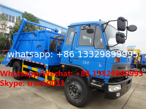 dongfeng new 190hp diesel swing arm skid garbage truck for sale, HOT SALE! customized swing arm wastes collecting truck