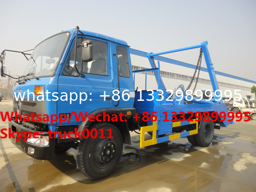 dongfeng new 190hp diesel swing arm skid garbage truck for sale, HOT SALE! customized swing arm wastes collecting truck