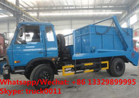 dongfeng new 190hp diesel swing arm skid garbage truck for sale, HOT SALE! customized swing arm wastes collecting truck