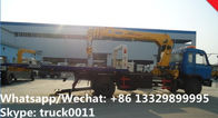 2020s new brand dongfeng 153 190hp 6tons road wrecker towing truck with telescopic boom for sale, road breakdown truck