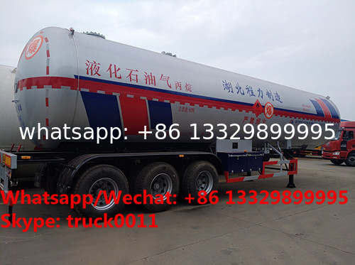 2020s new manufactured 59.53cbm bulk lpg gas tanker semitrailer for sale, cheaper higher quality propane road tanker