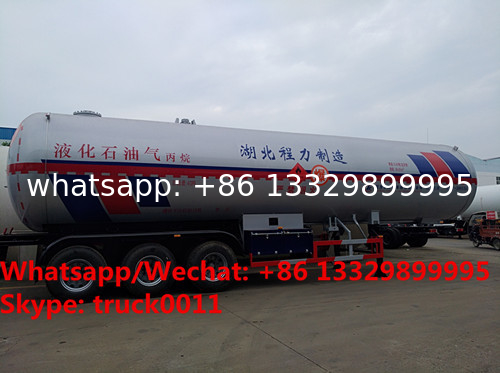 2020s new manufactured 59.53cbm bulk lpg gas tanker semitrailer for sale, cheaper higher quality propane road tanker