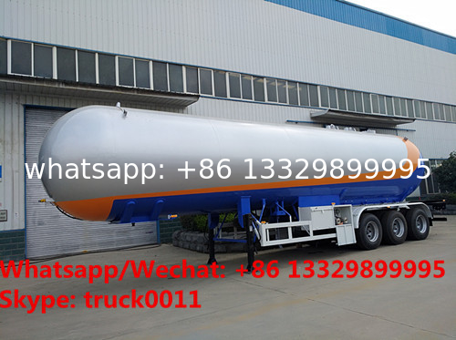 customized best price 56cbm bulk propane gas tanker semitrailer for sale, HOT SALE! road transported lpg gas tanker