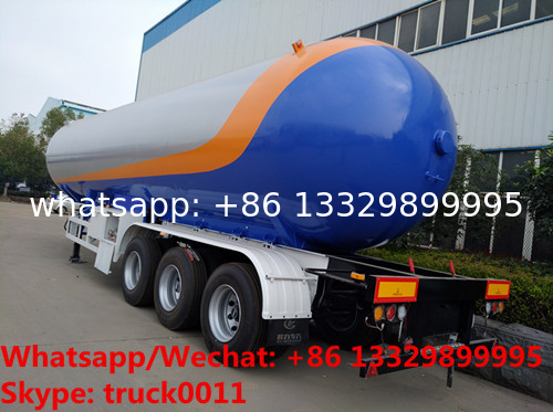 customized best price 56cbm bulk propane gas tanker semitrailer for sale, HOT SALE! road transported lpg gas tanker
