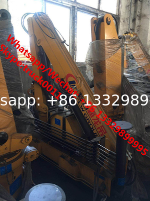 new best price dongfeng 2tons folded truck with crane for sale,mini Customized 2T knuckle crane boom mounted on truck