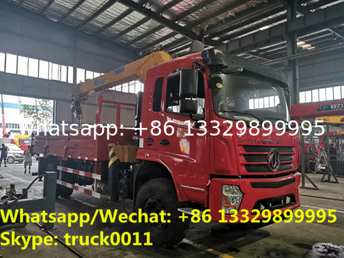 HOT SALE! dongfeng 4*2 LHD 8tons telescopic boom mounted on truck, dongfeng 8tons telescopic truck with crane for sale