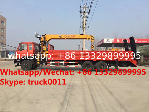 Customized 210hp diesel 10t-12t telescopic boom mounted on truck for sale, HOT SALE!Best price dongfeng truck with crane