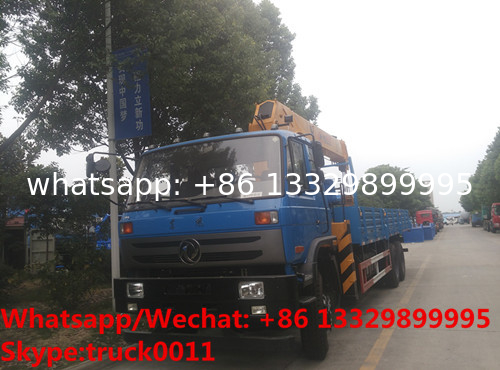 Customized 210hp diesel 10t-12t telescopic boom mounted on truck for sale, HOT SALE!Best price dongfeng truck with crane