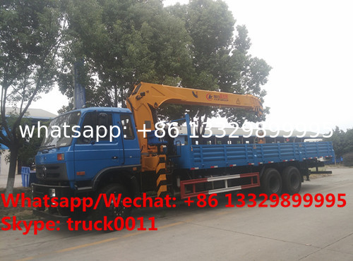 Customized 210hp diesel 10t-12t telescopic boom mounted on truck for sale, HOT SALE!Best price dongfeng truck with crane