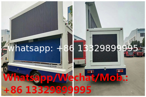 Customized SINO TRUK HOWO 4*2 LHD diesel P6 mobile LED truck for sale, HOT SALE! best price HOWO mobile LED truck