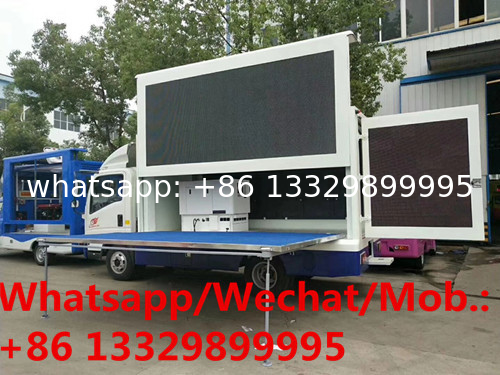 Customized SINO TRUK HOWO 4*2 LHD diesel P6 mobile LED truck for sale, HOT SALE! best price HOWO mobile LED truck