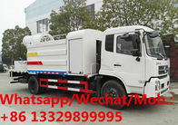 Customized dongfeng tianjin 180hp diesel 80m water tanker truck with spraying mist cannon for sale, water spraying truck