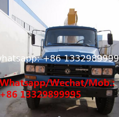 customized dongfeng 140 long head 4tons telescopic crane boom mounted on truck for sale, 4tons cargo truck with crane