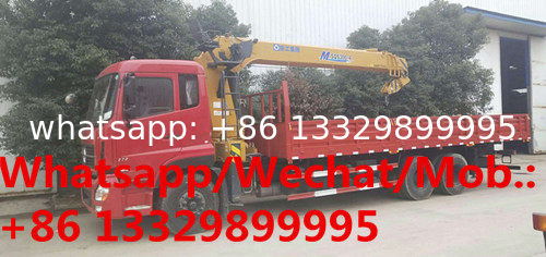 Dongfeng tianlong 6*4 10tons telescopic crane mounted on truck for sale,Factory sale best price 10tons truck with crane