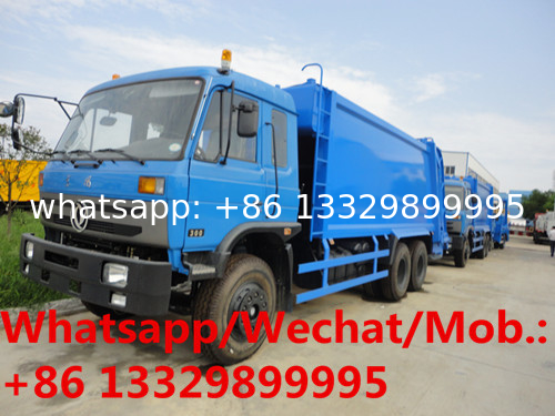 customized CLW Brand 210hp diesel 16cbm-18cbm garbage compactor truck for Kyrgyzstan, HOT SALE! best price rear loader g