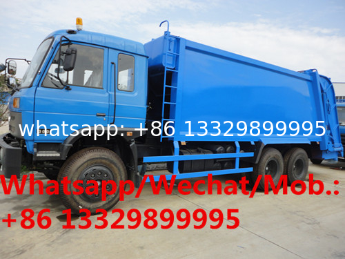 customized CLW Brand 210hp diesel 16cbm-18cbm garbage compactor truck for Kyrgyzstan, HOT SALE! best price rear loader g