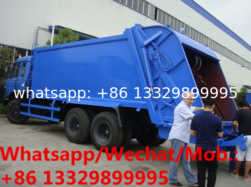 customized CLW Brand 210hp diesel 16cbm-18cbm garbage compactor truck for Kyrgyzstan, HOT SALE! best price rear loader g