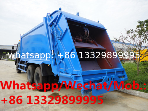 customized CLW Brand 210hp diesel 16cbm-18cbm garbage compactor truck for Kyrgyzstan, HOT SALE! best price rear loader g