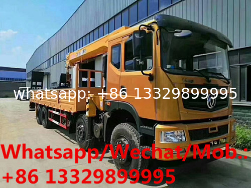 HOT SALE! Heavy duty dongfeng T5 8*4 LHD yuchai diesel engine 12tons-20tons telescopic crane boom mounted on cargo truck