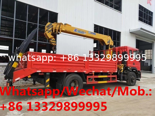 HOT SALE! Dongfeng T5 4*2 Euro 5 8tons telescopic crane boom mounted on truck for sale, Higher quality truck with crane