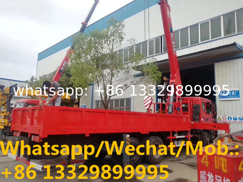 HOT SALE! Dongfeng teshang 6*4 LHD 240hp/270hp diesel 10tons telescopic crane boom mounted on truck for sale,