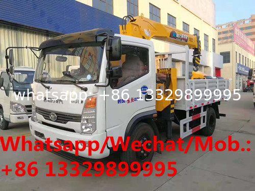 HOT SALE! NEW Cheapest price SHIFENG Brand 3.5tons telescopic truck with crane for sale,  cargop truck with crane