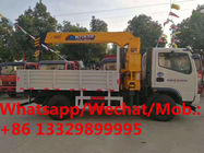 HOT SALE! NEW Cheapest price SHIFENG Brand 3.5tons telescopic truck with crane for sale,  cargop truck with crane