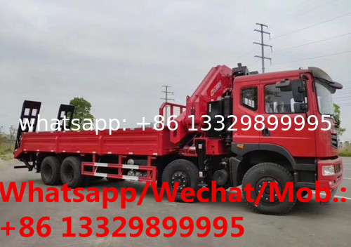 Dongfeng T7 8*4 20TONS knuckle crane boom mounted on truck for sale, HOT SALE! 20tons cargo truck with crane