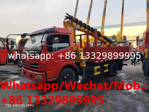 HOT SALE! Best price DONGFENG 4*2 LHD 3.5tons telescopic crane boom mounted on truck for sale, cargo truck with crane