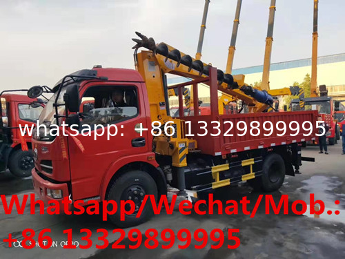 HOT SALE! Best price DONGFENG 4*2 LHD 3.5tons telescopic crane boom mounted on truck for sale, cargo truck with crane