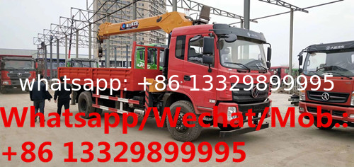 HOT SALE!DONGFENG JINCHENG 4*2 LHD yuchai 180hp diesel 8tons telescopic crane boom mounted on truck for sale