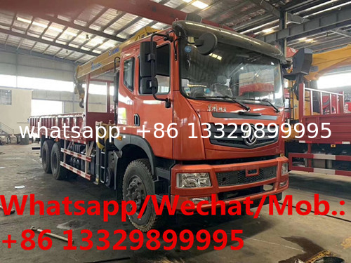 customized brand new dongfeng teshang 270hp diesel 12tons XCMG telescopic crane boom mounted on cargo truck for sale