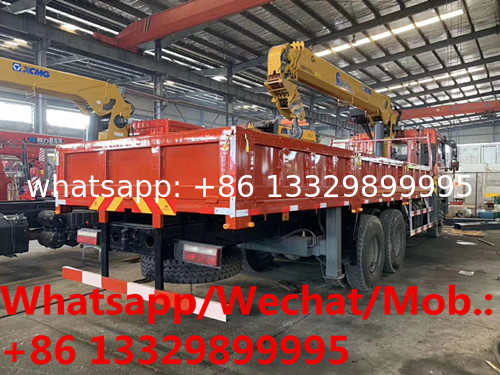 customized brand new dongfeng teshang 270hp diesel 12tons XCMG telescopic crane boom mounted on cargo truck for sale