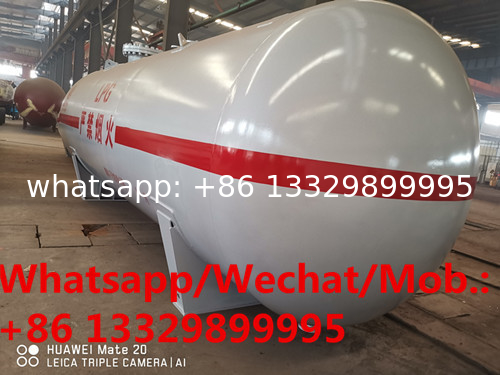 high guality brand new 24,000Liters surface bulk propane gas storage tank for sale, stationary lpg gas tanker for sale