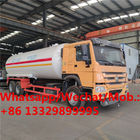 HOT SALE! SINO TRUK HOWO 30CBM bulk lpg gas tanker transportation truck, Best price propane gas tanker truck for sale