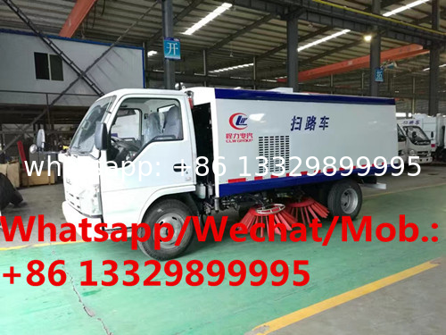 HOT SALE! ISUZU 100P 4*2 LHD 98hp diesel road sweeper truck, customized Japan brand ISUZU Euro 4 street sweeeping truck