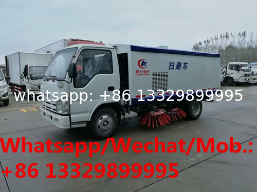 HOT SALE! ISUZU 100P 4*2 LHD 98hp diesel road sweeper truck, customized Japan brand ISUZU Euro 4 street sweeeping truck