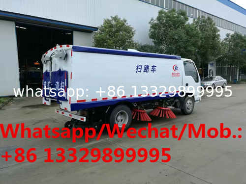 HOT SALE! ISUZU 100P 4*2 LHD 98hp diesel road sweeper truck, customized Japan brand ISUZU Euro 4 street sweeeping truck