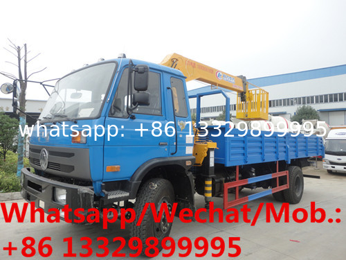 HOT SALE! high quality and competitive price Dongfeng 6.3tons telescopic crane boom mounted on truck,  truck crane