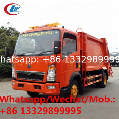 new best price CLW brand 5cbm garbage compactor truck for sale, Factory sale good price rear loader wastes vehicles