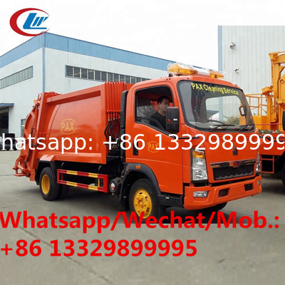 new best price CLW brand 5cbm garbage compactor truck for sale, Factory sale good price rear loader wastes vehicles