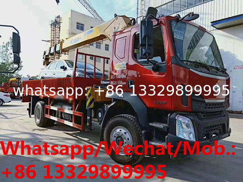 HOT SALE! Liuqi 4*2 8tons telescopic crane mounted on truck, high quality and competitive price 8T truck with crane