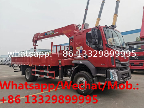 HOT SALE! Liuqi 4*2 8tons telescopic crane mounted on truck, high quality and competitive price 8T truck with crane