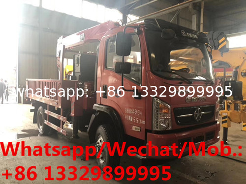 new brand dayun 2tons mini cargo truck with crane for sale, high quality and best price telescopi crane boom on truck