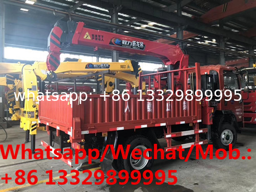 new brand dayun 2tons mini cargo truck with crane for sale, high quality and best price telescopi crane boom on truck