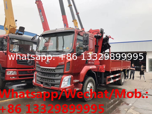 new best price Liuqi 4*2 8tons knuckle crane boom mounted on truck for sale, LIUQI 8tons folded truck with crane