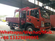 customized cheapest price dayun new 5tons telescopic crane boom mounted on truck for sale, HOT SALE! truck with crane