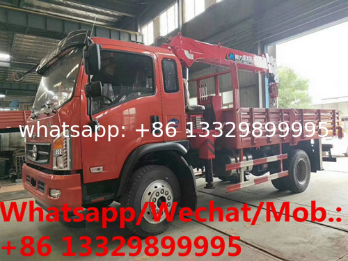 customized cheapest price dayun new 5tons telescopic crane boom mounted on truck for sale, HOT SALE! truck with crane