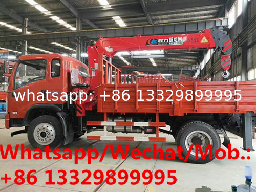 customized cheapest price dayun new 5tons telescopic crane boom mounted on truck for sale, HOT SALE! truck with crane